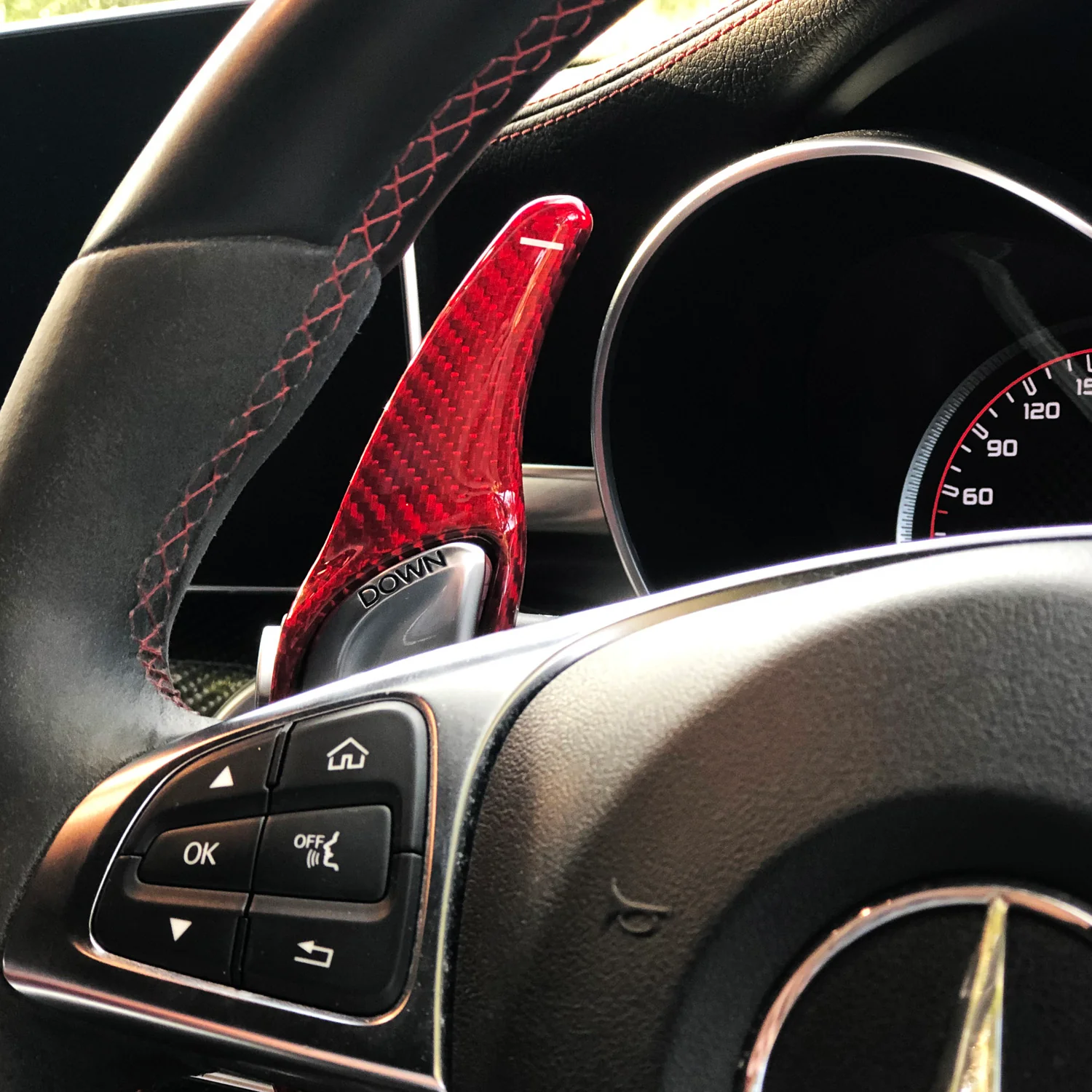 Mercedes AMG Carbon Fiber Paddle Shifters (MB4) - Image 3