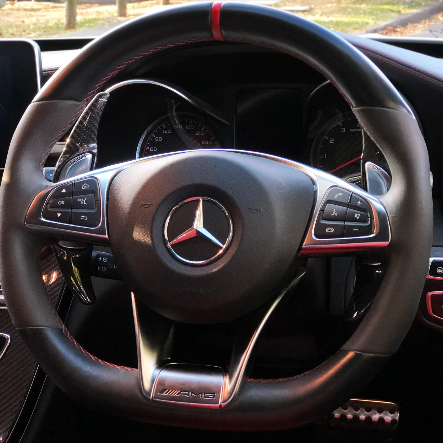 Mercedes AMG Carbon Fiber Paddle Shifters (MB4) - Image 7