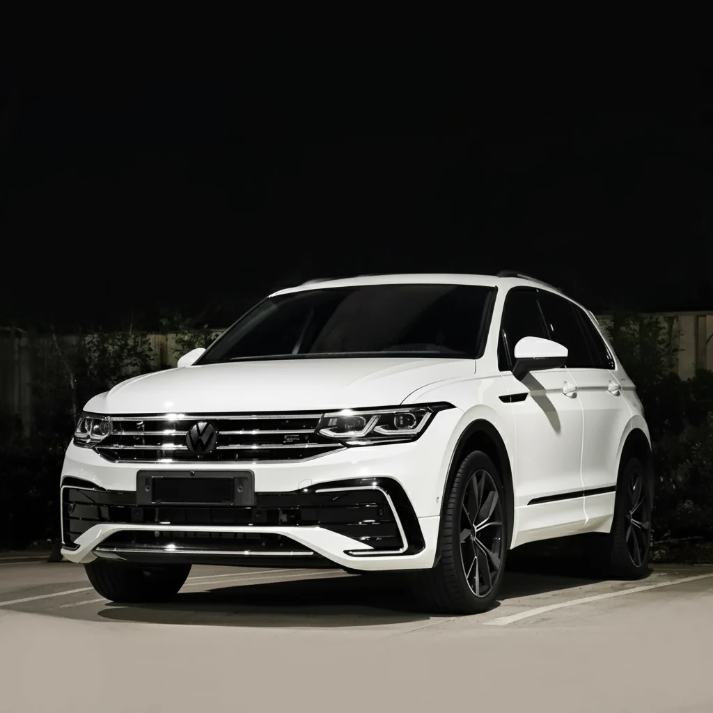 Black VW Emblem Cover Front/Rear for Tiguan with ACC - Image 3