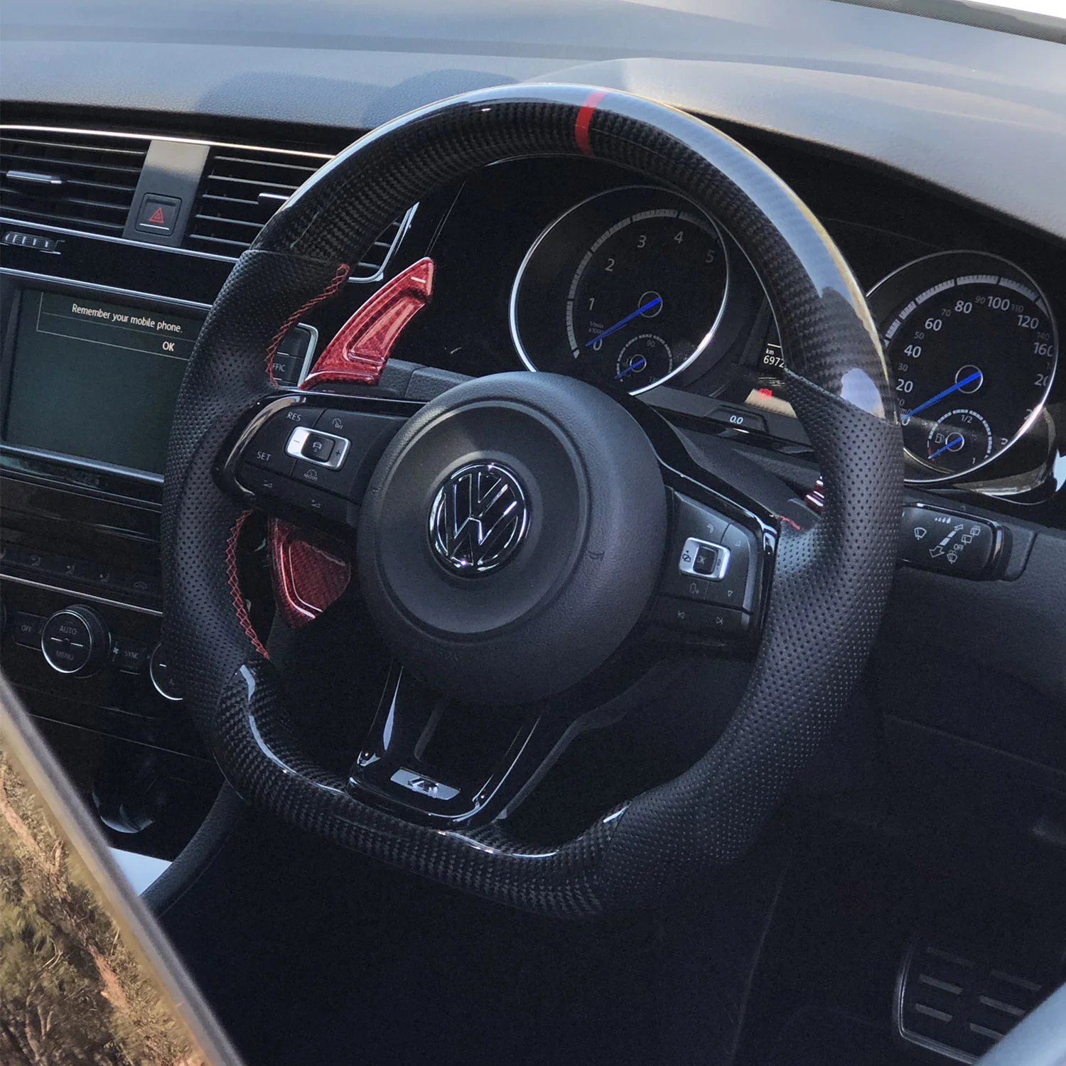 VW Carbon Fiber Paddle Shifters (SE7EN) - Image 6