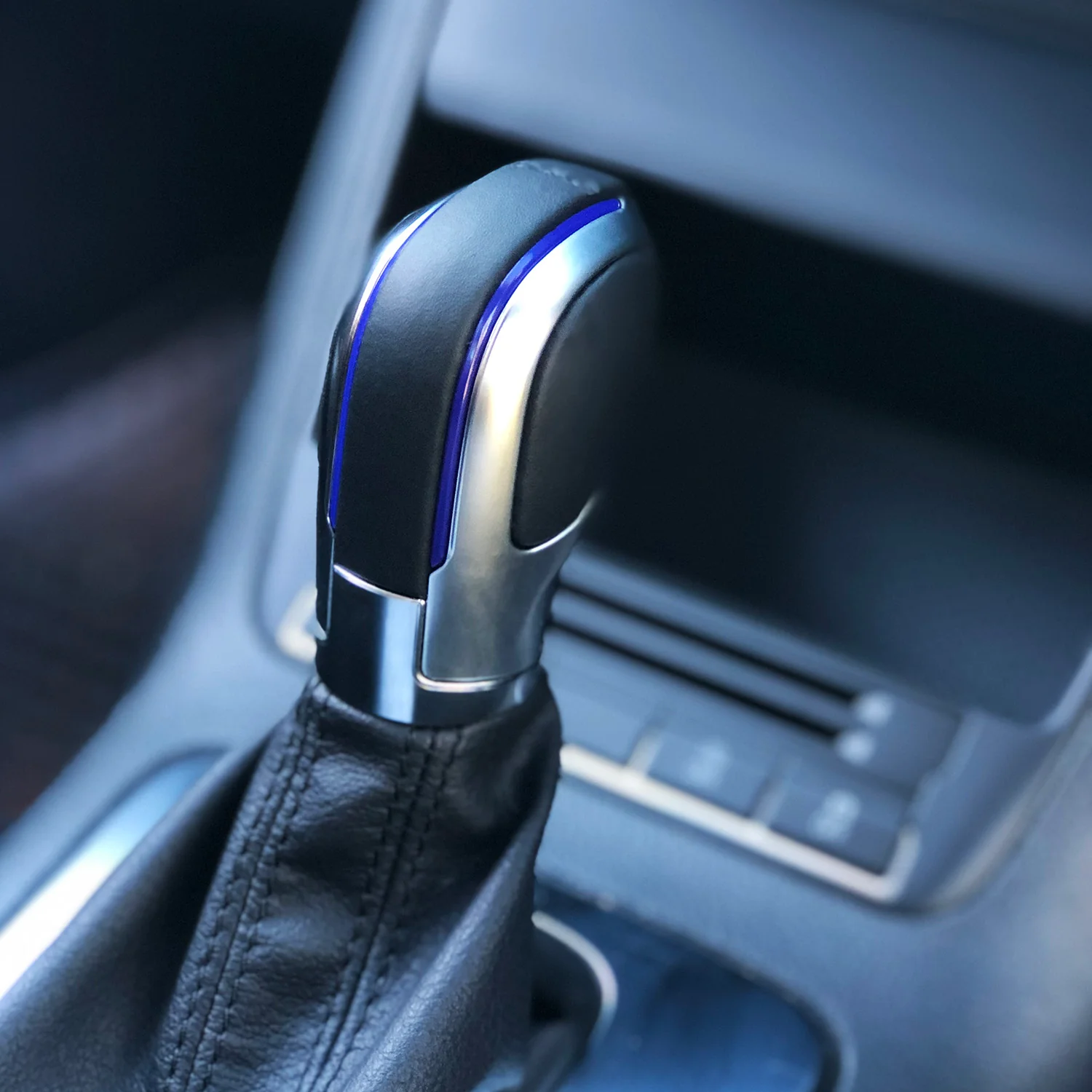 DSG Shifter Knob Leather & Chrome Upgrade - Image 4