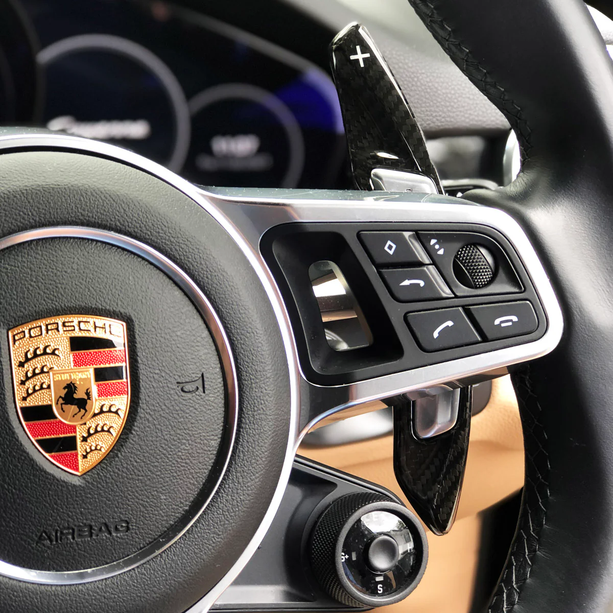 Carbon Fiber Paddle Shifters for Porsche (P2) - Image 4